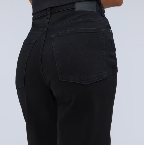 NWT Everlane the way high Jean black size 24 REGULAR - Picture 4 of 9